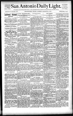 San Antonio Daily Light. (San Antonio, Tex.), Vol. 11, No. 181, Ed. 1 Tuesday, August 18, 1891