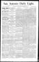 Newspaper: San Antonio Daily Light. (San Antonio, Tex.), Vol. 11, No. 240, Ed. 1…