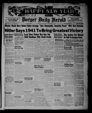 Borger Daily Herald (Borger, Tex.), Vol. 15, No. 32, Ed. 1 Tuesday, December 31, 1940