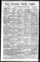 Newspaper: San Antonio Daily Light. (San Antonio, Tex.), Vol. 12, No. 27, Ed. 1 …