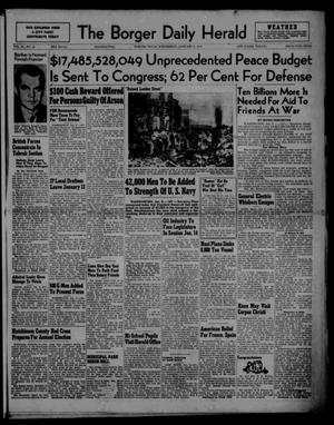 Borger Daily Herald (Borger, Tex.), Vol. 15, No. 40, Ed. 1 Wednesday, January 8, 1941