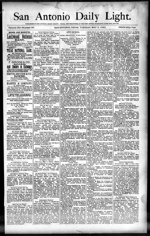 San Antonio Daily Light. (San Antonio, Tex.), Vol. 12, No. 90, Ed. 1 Tuesday, May 3, 1892
