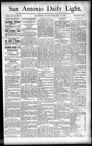 San Antonio Daily Light. (San Antonio, Tex.), Vol. 12, No. 99, Ed. 1 Friday, May 13, 1892