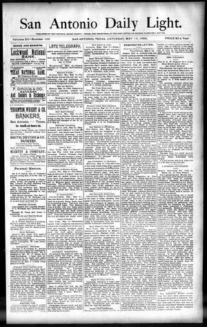 San Antonio Daily Light. (San Antonio, Tex.), Vol. 12, No. 100, Ed. 1 Saturday, May 14, 1892