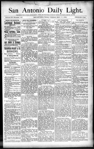 San Antonio Daily Light. (San Antonio, Tex.), Vol. 12, No. 102, Ed. 1 Tuesday, May 17, 1892