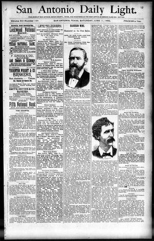 San Antonio Daily Light. (San Antonio, Tex.), Vol. 12, No. 124, Ed. 1 Saturday, June 11, 1892