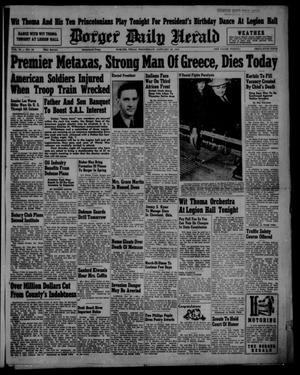 Borger Daily Herald (Borger, Tex.), Vol. 15, No. 58, Ed. 1 Wednesday, January 29, 1941