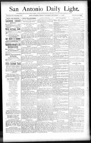 San Antonio Daily Light. (San Antonio, Tex.), Vol. 12, No. 227, Ed. 1 Tuesday, October 11, 1892