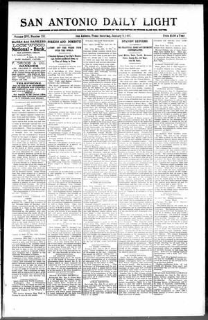 San Antonio Daily Light (San Antonio, Tex.), Vol. 16, No. 351, Ed. 1 Saturday, January 9, 1897