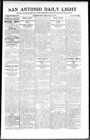 San Antonio Daily Light (San Antonio, Tex.), Vol. 16, No. 357, Ed. 1 Friday, January 15, 1897
