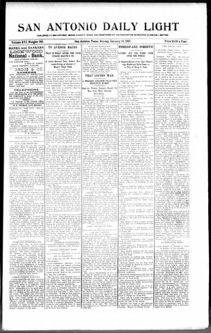 San Antonio Daily Light (San Antonio, Tex.), Vol. 16, No. 360, Ed. 1 Monday, January 18, 1897