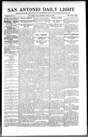 San Antonio Daily Light (San Antonio, Tex.), Vol. 17, No. 1, Ed. 1 Wednesday, January 20, 1897