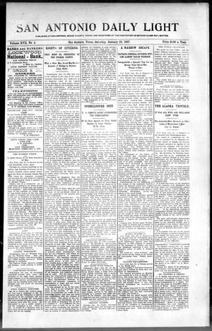 San Antonio Daily Light (San Antonio, Tex.), Vol. 17, No. 4, Ed. 1 Saturday, January 23, 1897