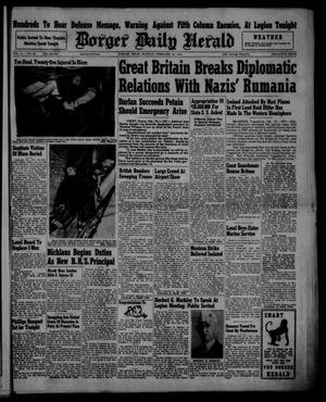 Borger Daily Herald (Borger, Tex.), Vol. 15, No. 68, Ed. 1 Monday, February 10, 1941