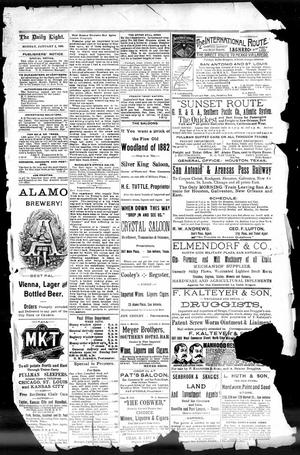 San Antonio Daily Light. (San Antonio, Tex.), Vol. 12, No. 287, Ed. 1 Monday, January 2, 1893