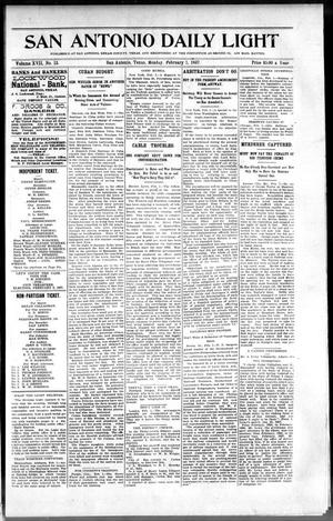 Primary view of object titled 'San Antonio Daily Light (San Antonio, Tex.), Vol. 17, No. 13, Ed. 1 Monday, February 1, 1897'.