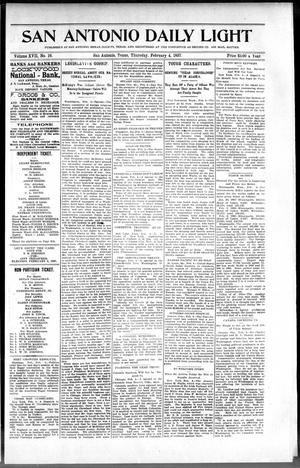 Primary view of object titled 'San Antonio Daily Light (San Antonio, Tex.), Vol. 17, No. 16, Ed. 1 Thursday, February 4, 1897'.