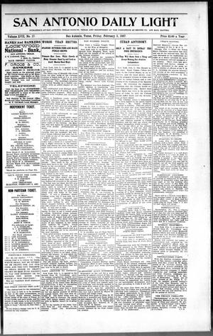 San Antonio Daily Light (San Antonio, Tex.), Vol. 17, No. 17, Ed. 1 Friday, February 5, 1897