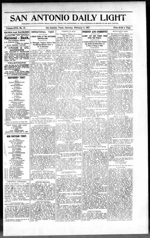 San Antonio Daily Light (San Antonio, Tex.), Vol. 17, No. 18, Ed. 1 Saturday, February 6, 1897