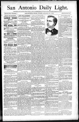 San Antonio Daily Light. (San Antonio, Tex.), Vol. 13, No. 1, Ed. 1 Friday, January 20, 1893