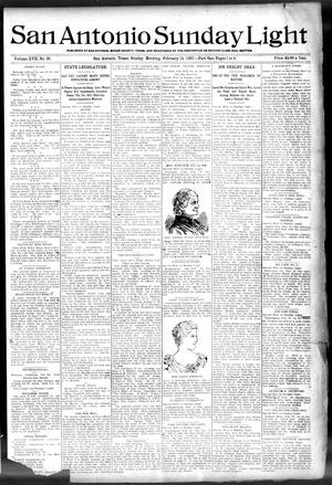 San Antonio Sunday Light (San Antonio, Tex.), Vol. 17, No. 26, Ed. 1 Sunday, February 14, 1897