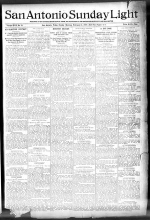 San Antonio Sunday Light (San Antonio, Tex.), Vol. 17, No. 33, Ed. 1 Sunday, February 21, 1897