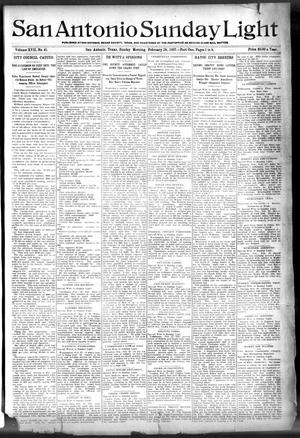 San Antonio Sunday Light (San Antonio, Tex.), Vol. 17, No. 41, Ed. 1 Sunday, February 28, 1897