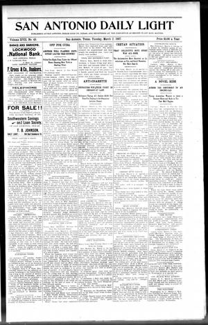 San Antonio Daily Light (San Antonio, Tex.), Vol. 17, No. 43, Ed. 1 Tuesday, March 2, 1897