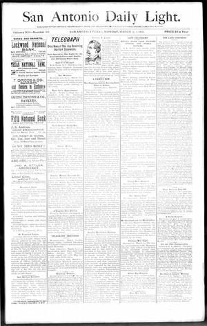 San Antonio Daily Light. (San Antonio, Tex.), Vol. 13, No. 39, Ed. 1 Monday, March 6, 1893