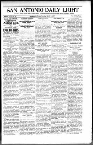 San Antonio Daily Light (San Antonio, Tex.), Vol. 17, No. 50, Ed. 1 Tuesday, March 9, 1897
