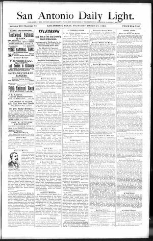 San Antonio Daily Light. (San Antonio, Tex.), Vol. 13, No. 54, Ed. 1 Thursday, March 23, 1893