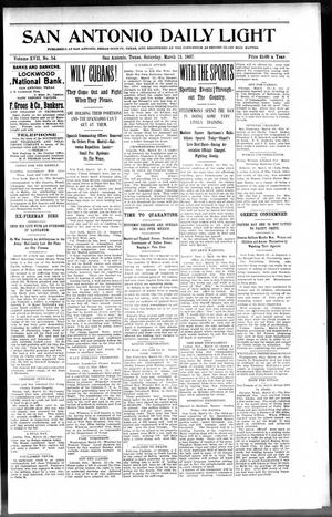 San Antonio Daily Light (San Antonio, Tex.), Vol. 17, No. 54, Ed. 1 Saturday, March 13, 1897