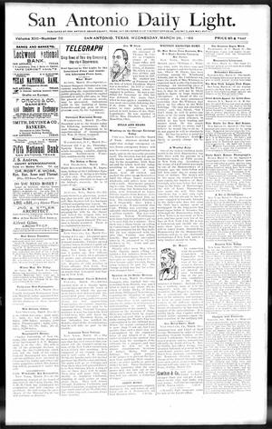 San Antonio Daily Light. (San Antonio, Tex.), Vol. 13, No. 59, Ed. 1 Wednesday, March 29, 1893