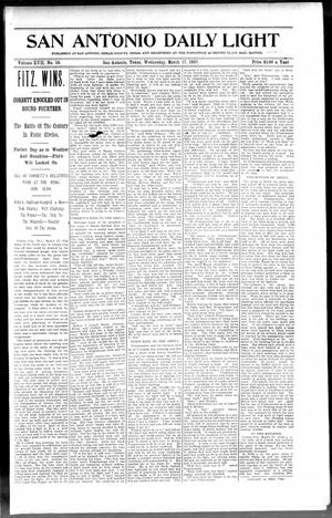 San Antonio Daily Light (San Antonio, Tex.), Vol. 17, No. 58, Ed. 1 Wednesday, March 17, 1897