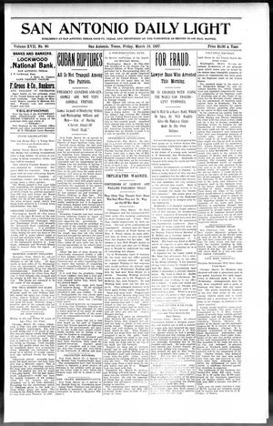 San Antonio Daily Light (San Antonio, Tex.), Vol. 17, No. 60, Ed. 1 Friday, March 19, 1897
