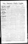 Thumbnail image of item number 1 in: 'San Antonio Daily Light. (San Antonio, Tex.), Vol. 13, No. 63, Ed. 1 Monday, April 3, 1893'.