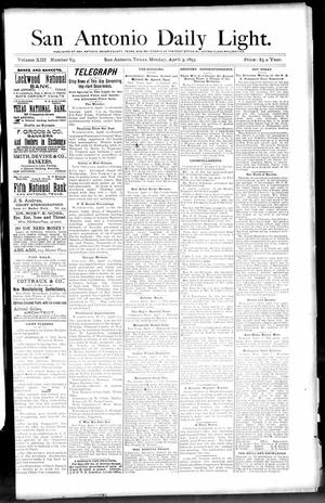 San Antonio Daily Light. (San Antonio, Tex.), Vol. 13, No. 63, Ed. 1 Monday, April 3, 1893
