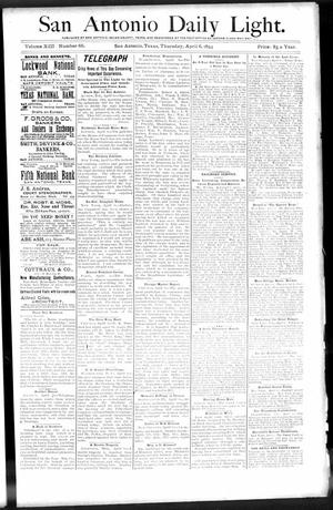 San Antonio Daily Light. (San Antonio, Tex.), Vol. 13, No. 66, Ed. 1 Thursday, April 6, 1893