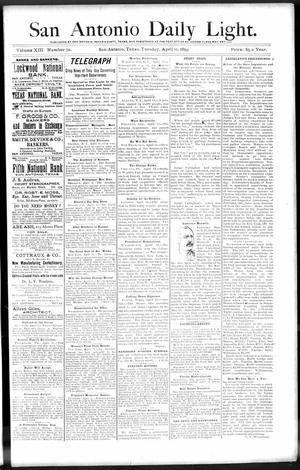 San Antonio Daily Light. (San Antonio, Tex.), Vol. 13, No. 70, Ed. 1 Tuesday, April 11, 1893