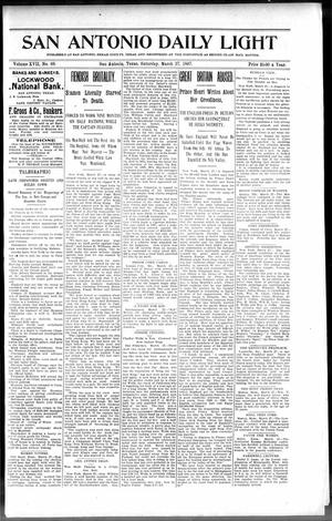San Antonio Daily Light (San Antonio, Tex.), Vol. 17, No. 68, Ed. 1 Saturday, March 27, 1897