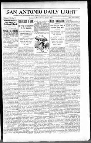 San Antonio Daily Light (San Antonio, Tex.), Vol. 17, No. 77, Ed. 1 Monday, April 5, 1897