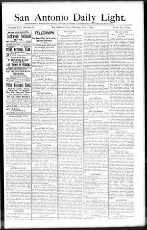 San Antonio Daily Light. (San Antonio, Tex.), Vol. 13, No. 87, Ed. 1 Monday, May 1, 1893