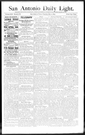 San Antonio Daily Light. (San Antonio, Tex.), Vol. 13, No. 88, Ed. 1 Tuesday, May 2, 1893