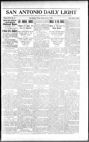 San Antonio Daily Light (San Antonio, Tex.), Vol. 17, No. 81, Ed. 1 Friday, April 9, 1897