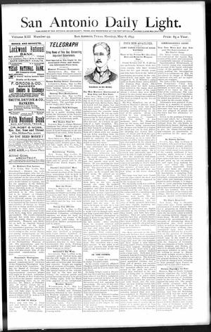 San Antonio Daily Light. (San Antonio, Tex.), Vol. 13, No. 93, Ed. 1 Monday, May 8, 1893