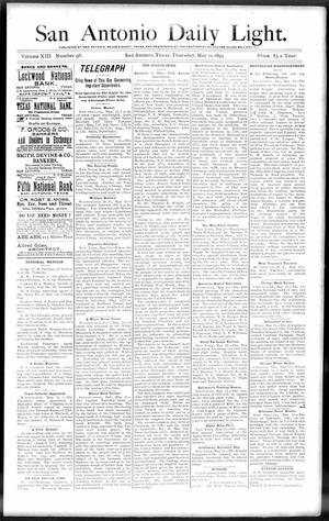San Antonio Daily Light. (San Antonio, Tex.), Vol. 13, No. 96, Ed. 1 Thursday, May 11, 1893