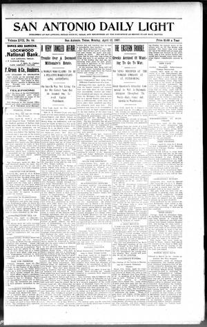 San Antonio Daily Light (San Antonio, Tex.), Vol. 17, No. 84, Ed. 1 Monday, April 12, 1897
