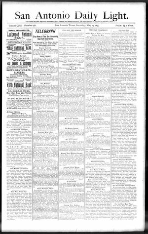 San Antonio Daily Light. (San Antonio, Tex.), Vol. 13, No. 98, Ed. 1 Saturday, May 13, 1893
