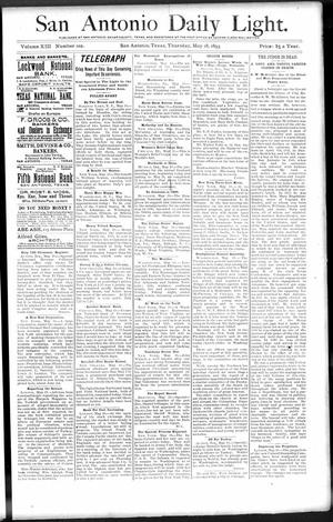 San Antonio Daily Light. (San Antonio, Tex.), Vol. 13, No. 102, Ed. 1 Thursday, May 18, 1893