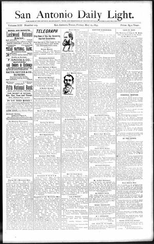 San Antonio Daily Light. (San Antonio, Tex.), Vol. 13, No. 103, Ed. 1 Friday, May 19, 1893